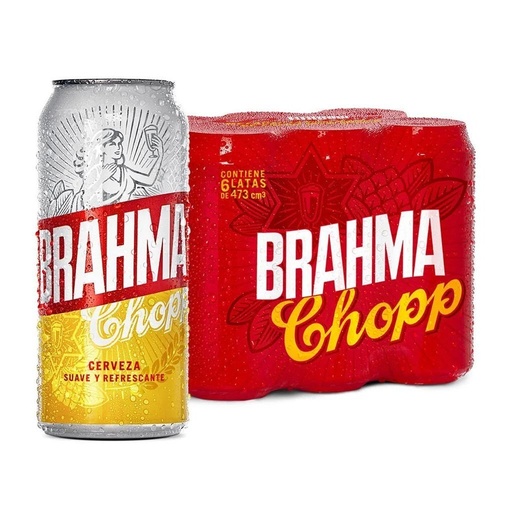 CERVEZA BRAHMA 473cc
